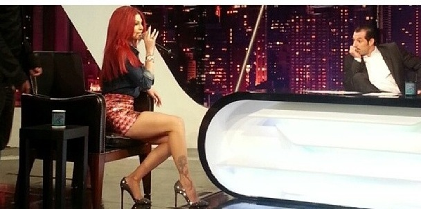 Haifa Wehbe in Hayda Haki Program